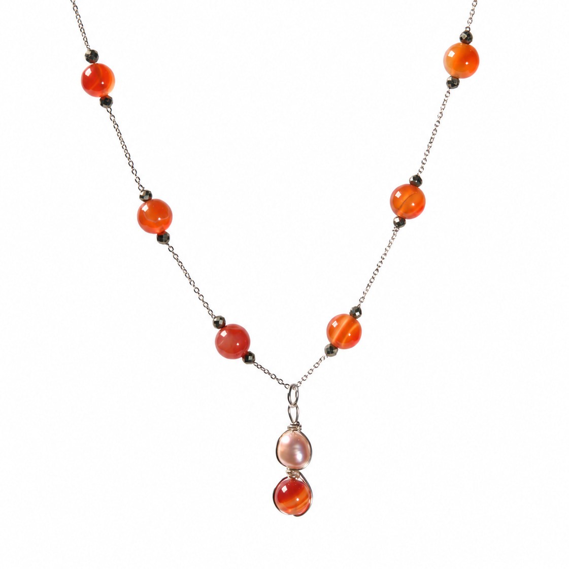 Parure Cornaline Argent — photo 2